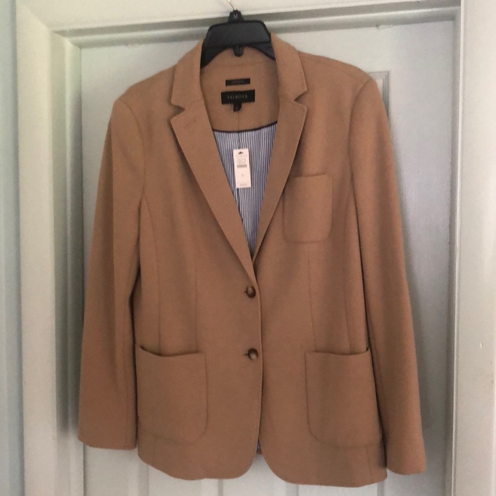 NWT Talbots Aberdeen tan blazer Size 12